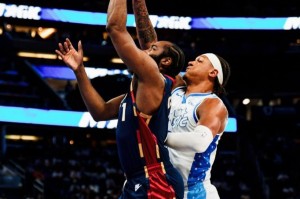 大爆冷！哈登30+8新援尽力，贝恩35+6立大功，米切尔25+5毫无借口