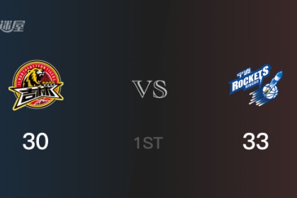 宁波以33-31领先吉林，结束首节